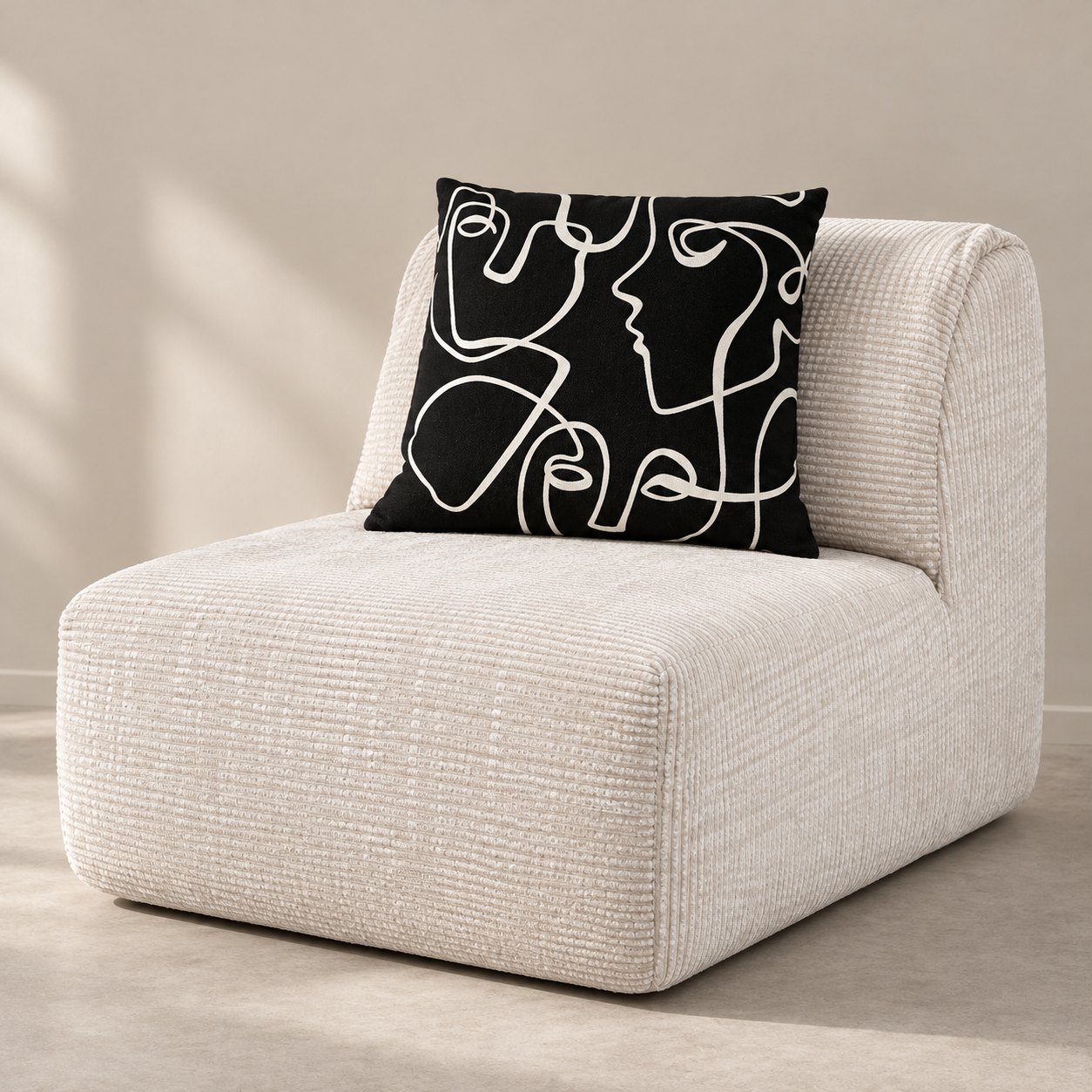 Coussin Profils — ambientación con complementos de HOCART