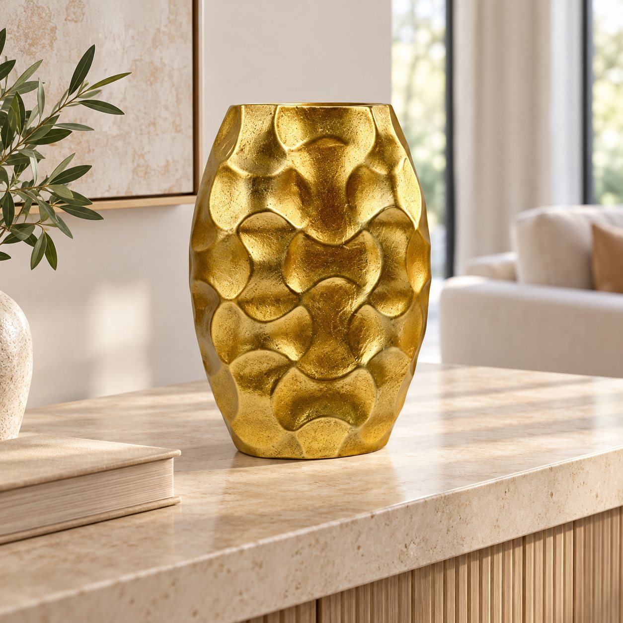 Florero — Vase Drapé, vista en ambiente