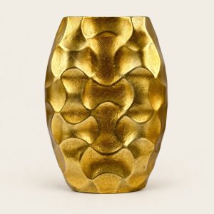 Florero — Vase Drapé, vista principal sobre fondo beige