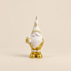 Gnomo navideño — Lutin Barbu sobre fondo beige