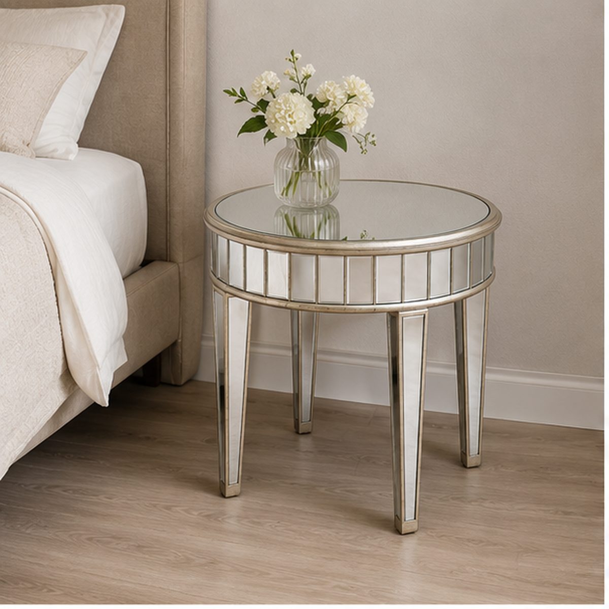 Mesa auxiliar mirror plata — vista 2
