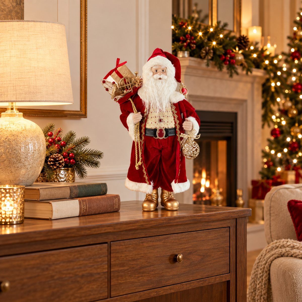 Santa Claus — Nicolas Nevelus — decoración navideña
