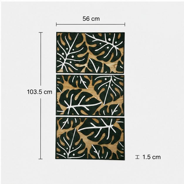 Set placas de pared Noir Garden — vista 2