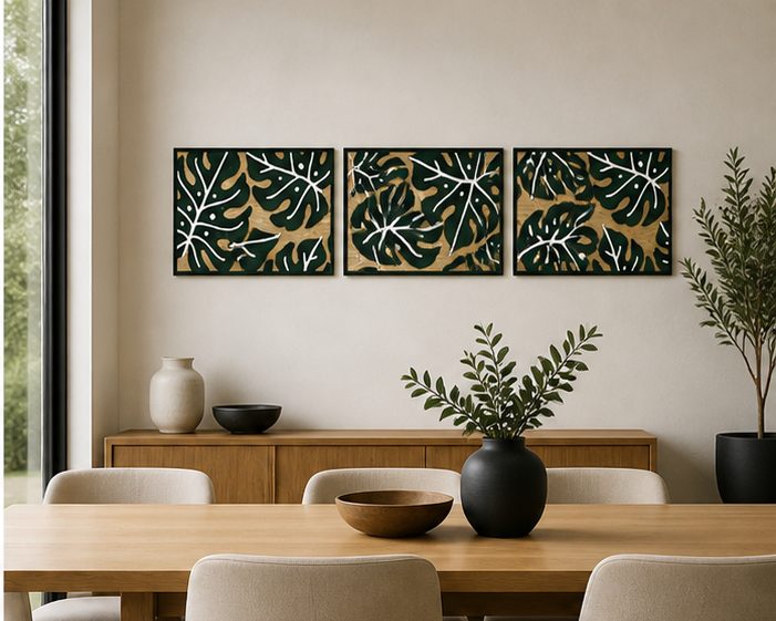Set placas de pared Noir Garden — vista 5