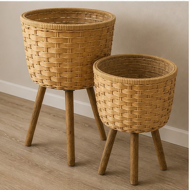 Set de potes decor Maison Rattan