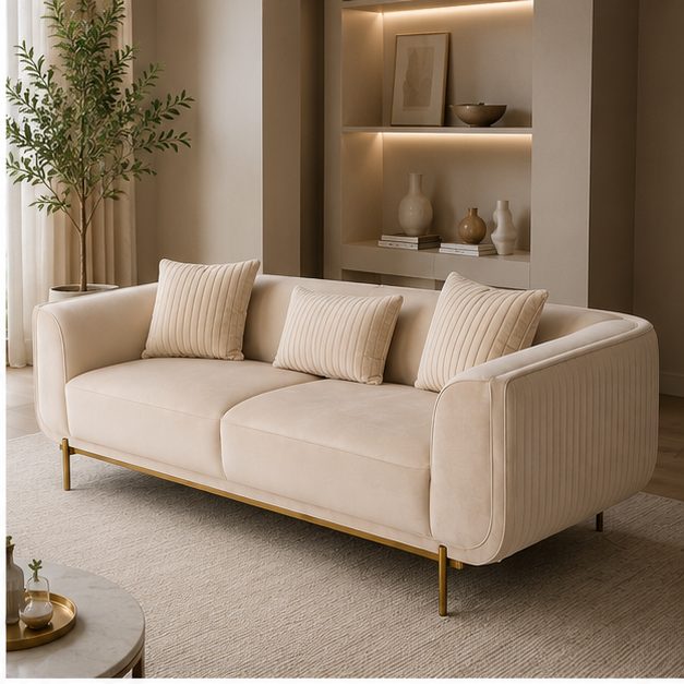Sofá Lumière Beige — vista 2